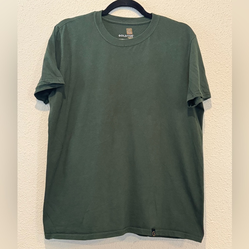 Gold Toe Green T-Shirt Men’s Large